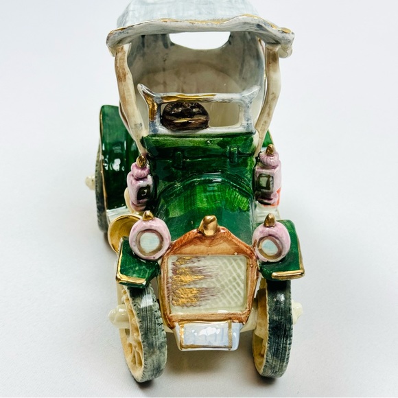VTG Capodimonte Antique Jalopy Old Model-T Car - Picture 3 of 14
